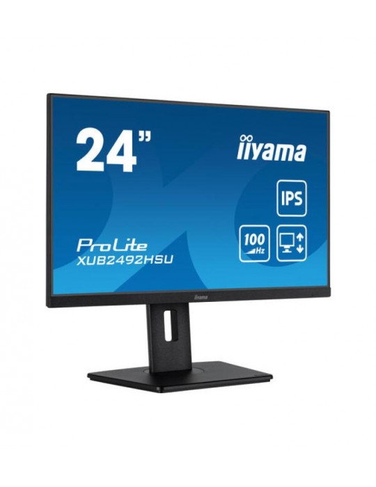 iiyama XUB2492HSU-B6 écran plat de PC 60,5 cm (23.8") 1920 x 1080 pixels Full HD LED Noir