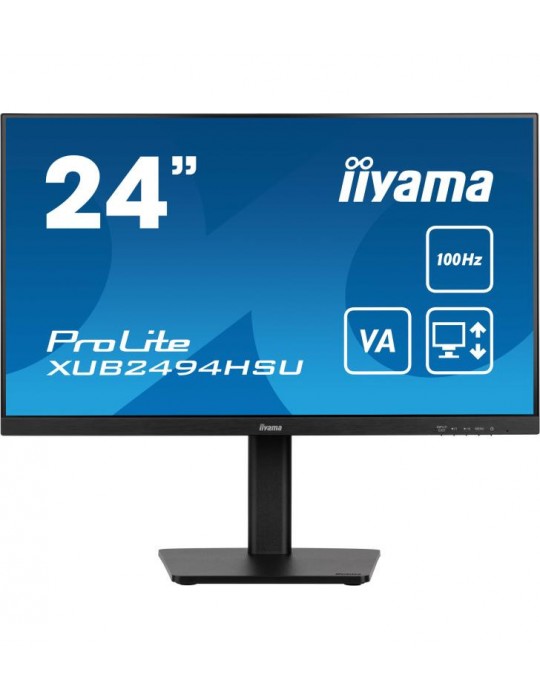 iiyama ProLite écran plat de PC 60,5 cm (23.8") 1920 x 1080 pixels Full HD LED Noir