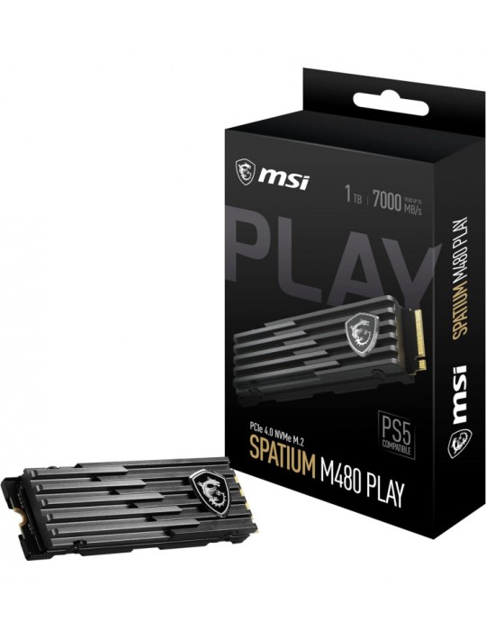 MSI SPATIUM M480 Pro PCIe 4.0 NVMe M.2 2TB PLAY