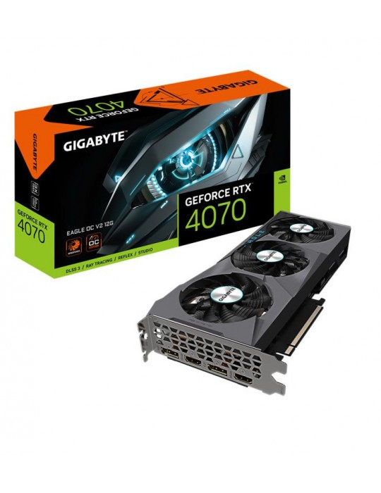 Gigabyte GeForce RTX 4070 EAGLE OC V2 12G NVIDIA 12 Go GDDR6X