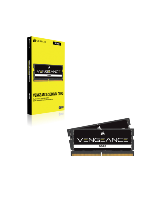 CORSAIR VENGEANCE SODIMM DDR5 32 GO (1X 32GO)  4800 MHZ  NOIR