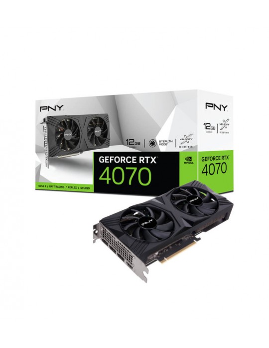 PNY GEFORCE RTX 4070 12GB VERTO Dual Fan Edition DLSS 3