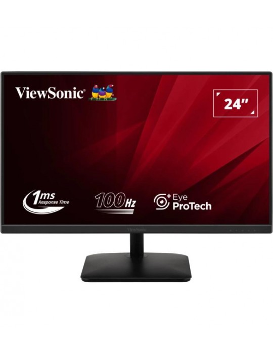 Viewsonic VA2408-MHDB écran plat de PC 61 cm (24") 1920 x 1080 pixels Full HD LED Noir