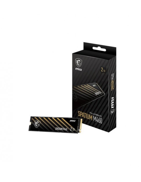 MSI SPATIUM M460 PCIe 4.0 NVMe M.2 1 To PCI Express 4.0 3D NAND