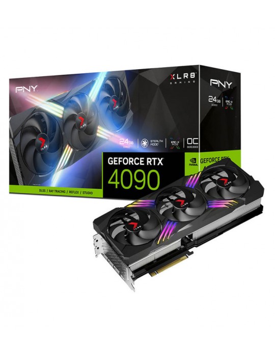 PNY GEFORCE RTX 4090 24GB XLR8 Gaming VERTO Overclocked Edition DLSS 3