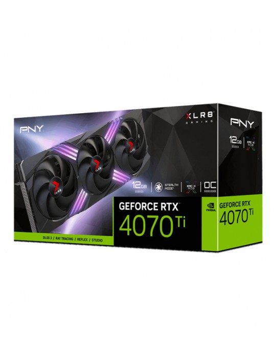 PNY GEFORCE RTX 4070 Ti 12GB XLR8 Gaming VERTO Overclocked Edition DLSS 3