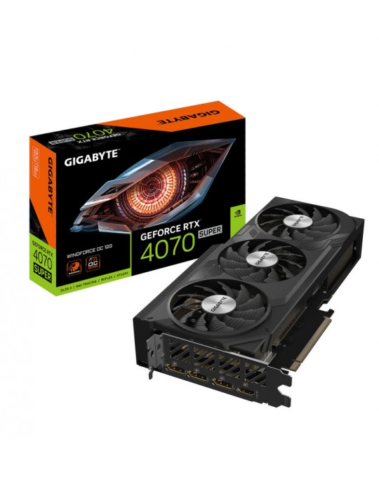 Gigabyte GeForce RTX 4070 SUPER WINDFORCE OC 12G NVIDIA 12 Go GDDR6X