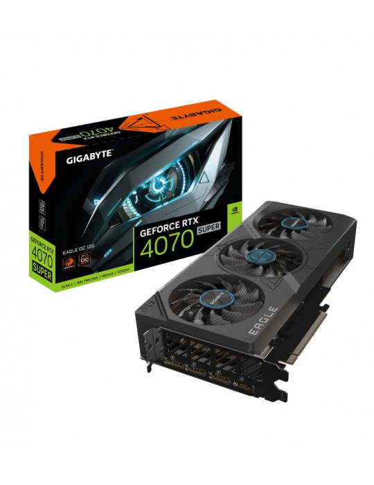 Gigabyte EAGLE GeForce RTX 4070 SUPER OC 12G NVIDIA 12 Go GDDR6X