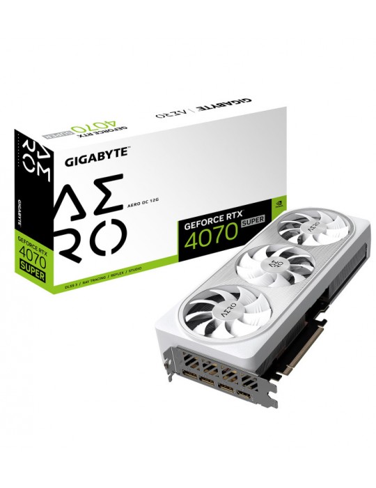 Gigabyte AERO GeForce RTX 4070 SUPER OC 12G NVIDIA 12 Go GDDR6X