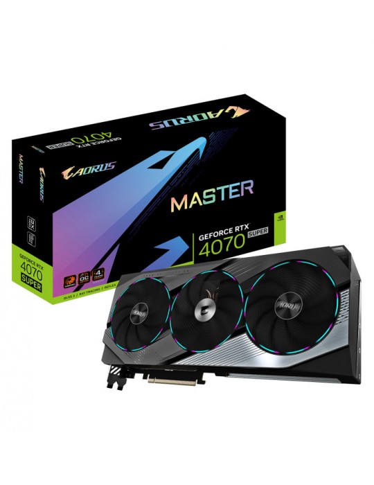 Gigabyte AORUS GeForce RTX 4070 SUPER MASTER 12G NVIDIA 12 Go GDDR6X