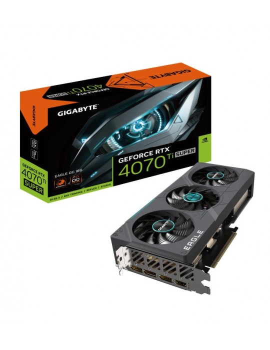 Gigabyte EAGLE GeForce RTX 4070 Ti SUPER OC 16G NVIDIA 16 Go GDDR6X