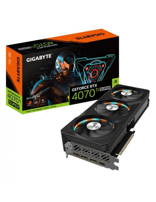 Gigabyte GAMING GeForce RTX 4070 Ti SUPER OC 16G NVIDIA 16 Go GDDR6X