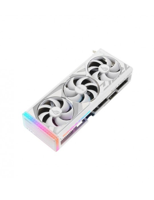 ASUS ROG -STRIX-RTX4080S-O16G-WHITE NVIDIA GeForce RTX 4080 SUPER 16 Go GDDR6X