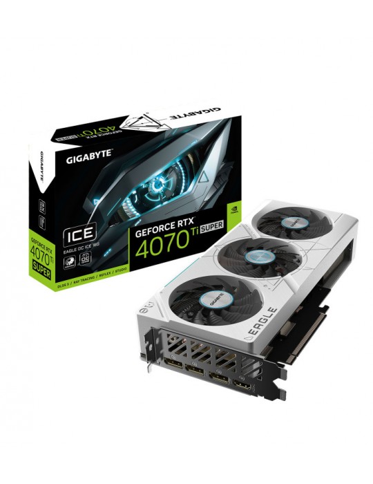 Gigabyte EAGLE GeForce RTX 4070 Ti SUPER OC ICE 16G NVIDIA 16 Go GDDR6X