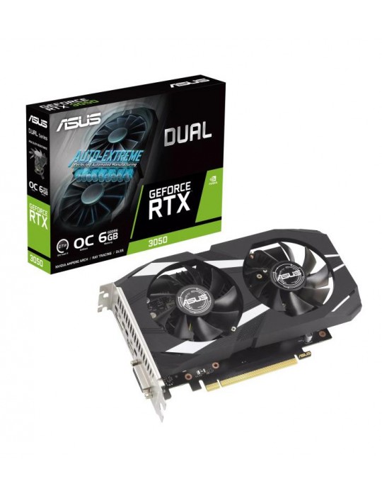 ASUS Dual -RTX3050-O6G NVIDIA GeForce RTX 3050 6 Go GDDR6