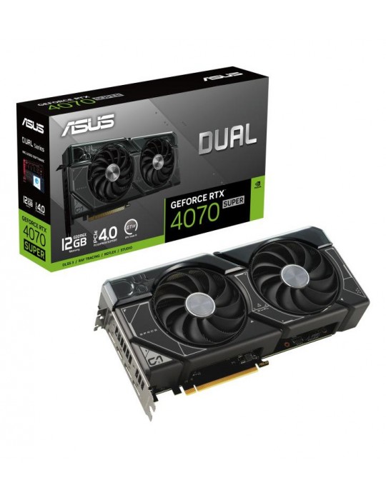 ASUS Dual -RTX4070S-12G NVIDIA GeForce RTX 4070 SUPER 12 Go GDDR6X