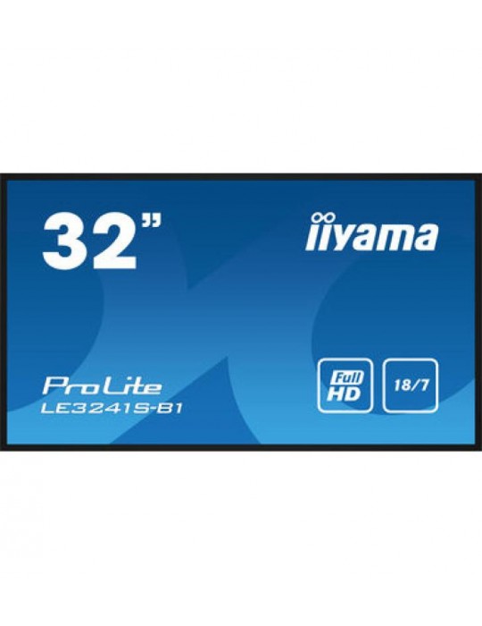 iiyama LE3241S-B1 affichage de messages Écran plat de signalisation numérique 80 cm (31.5") 350 cd/m² Full HD Noir 18/7