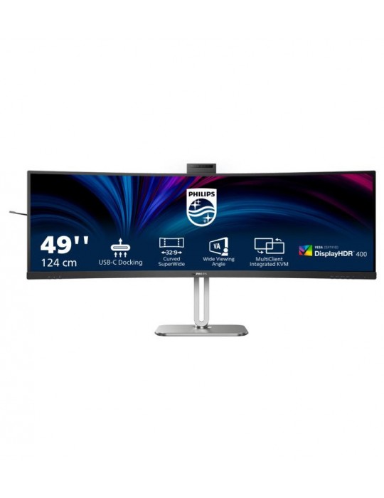 Philips 5000 series 49B2U5900CH/00 LED display 124 cm (48.8") 5120 x 1440 pixels Dual QHD LCD Noir