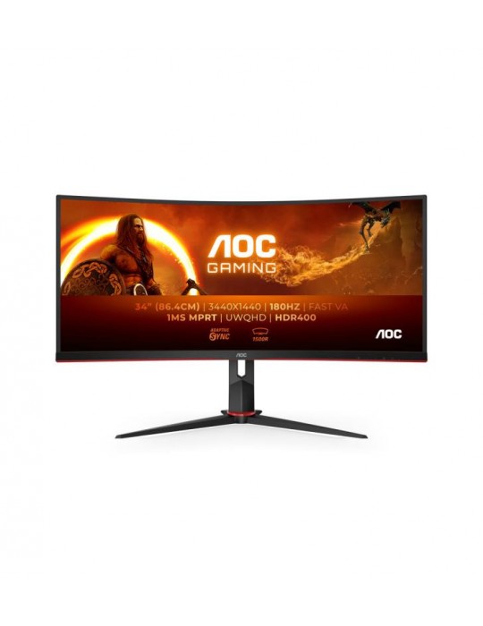 AOC G2 CU34G2XP/BK écran plat de PC 86,4 cm (34") 3440 x 1440 pixels