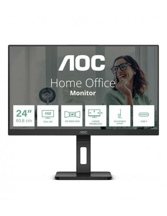 AOC 24P3CV LED display 60,5 cm (23.8") 1920 x 1080 pixels Full HD Noir