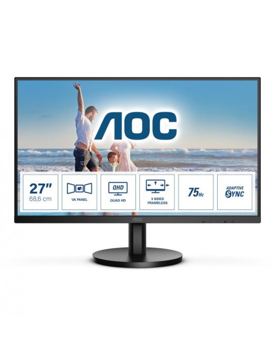 AOC Q27B3MA LED display 68,6 cm (27") 2560 x 1440 pixels Quad HD Noir