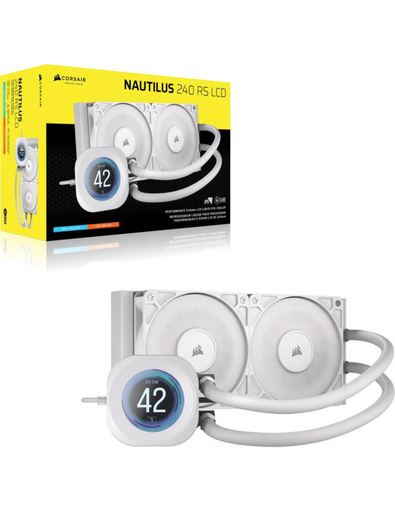 Corsair Nautilus 240 RS LCD Processeur | DOTIRI