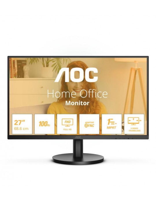 AOC B3 27B3HMA2 LED display 68,6 cm (27") 1920 x 1080 pixels Full HD LCD Noir