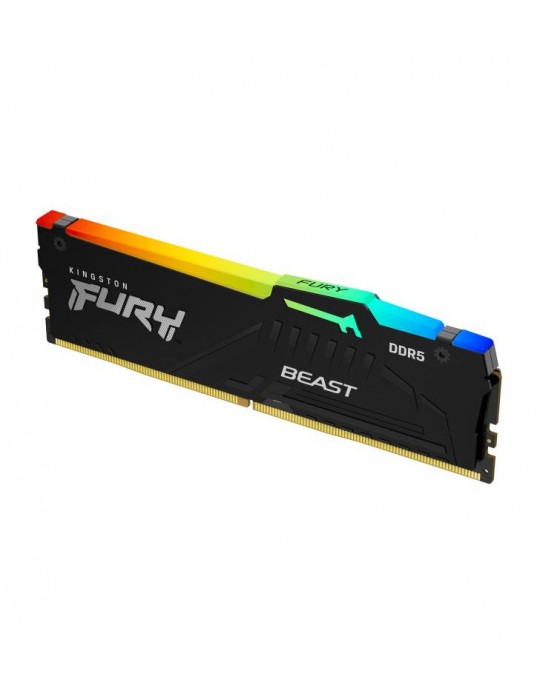 Kingston Technology FURY Beast 16GB 6000MT/s DDR5 CL30 DIMM RGB EXPO