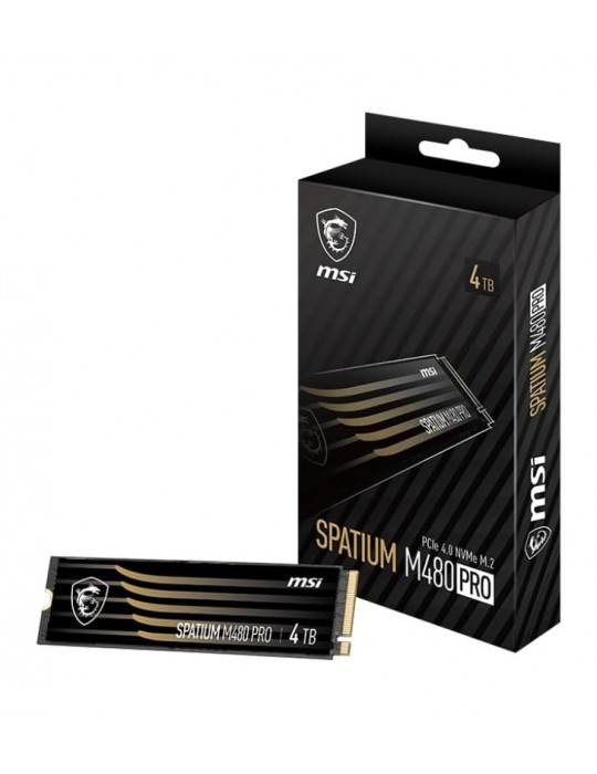 MSI SSD SPATIUM M480 Pro PCIe 4.0 NVMe M.2 4TB