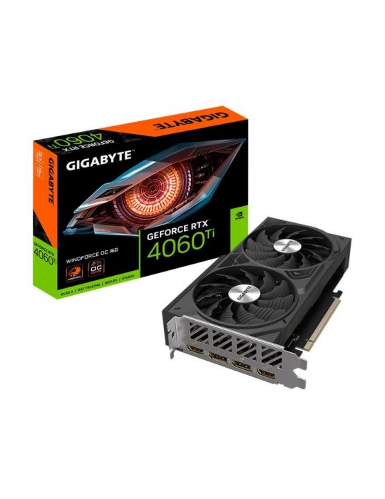 Gigabyte GeForce RTX 4060 Ti WINDFORCE OC 16G NVIDIA 16 Go GDDR6