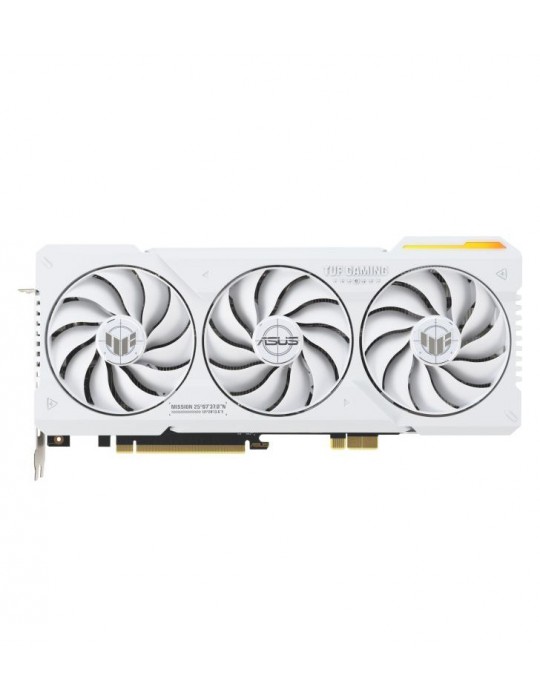 ASUS TUF Gaming TUF-RTX4070TIS-O16G-BTF-WHITE NVIDIA GeForce RTX 4070 Ti SUPER 16 Go GDDR6X