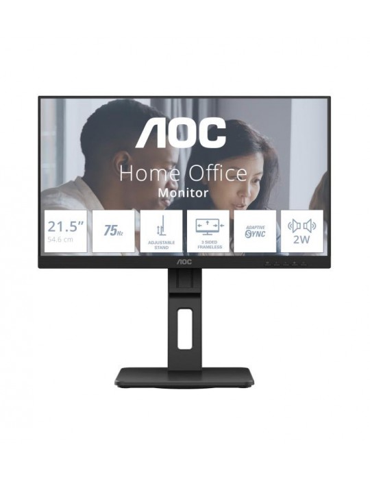 AOC E2 22E2UMF LED display 54,6 cm (21.5") 1920 x 1080 pixels Full HD Noir