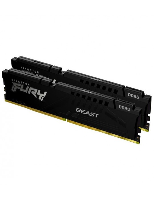 Kingston Technology FURY Beast 16 Go 5200 MT/s DDR5 CL36 DIMM (Kits de 2) Black EXPO