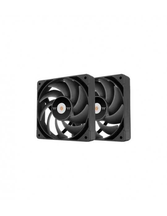 Thermaltake TOUGHFAN 12 Pro Boitier PC Ventilateur 12 cm Noir 2 pièce(s)