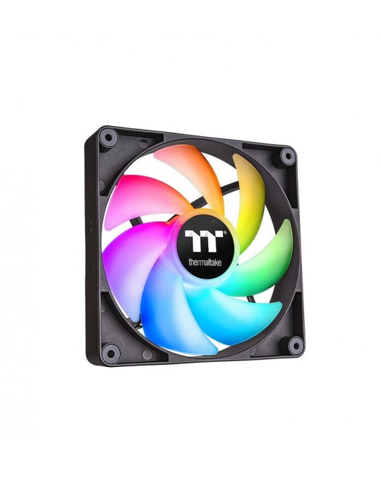 Thermaltake CT120 ARGB Sync PC Boitier PC Ventilateur Noir, Blanc 2 pièce(s)