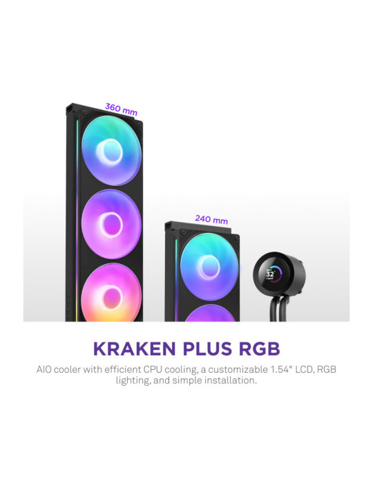 NZXT Kraken Plus RGB 240 Processeur | DOTIRI