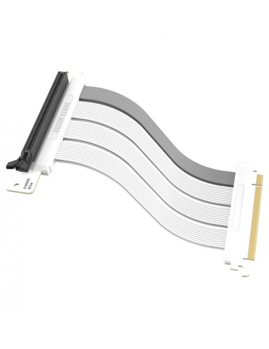 COOLER MASTER Riser Cable PCIe 4.0 x16 White - 200mm