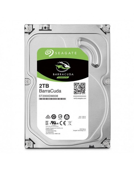 SEAGATE Barracuda ST2000DM008 - 2To - 3.5" - 7200 RPM