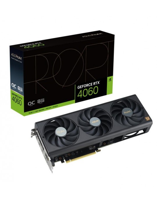 ASUS ProArt -RTX4060-O8G NVIDIA GeForce RTX 4060 8 Go GDDR6