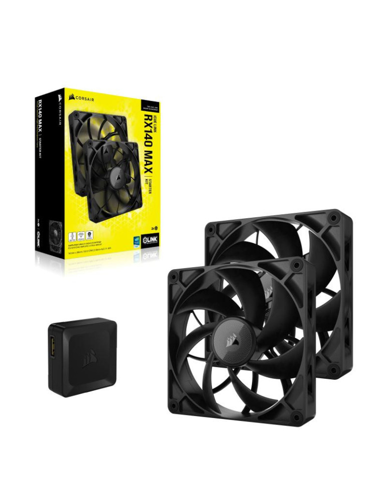 Corsair iCUE LINK RX140 MAX Boitier PC | DOTIRI