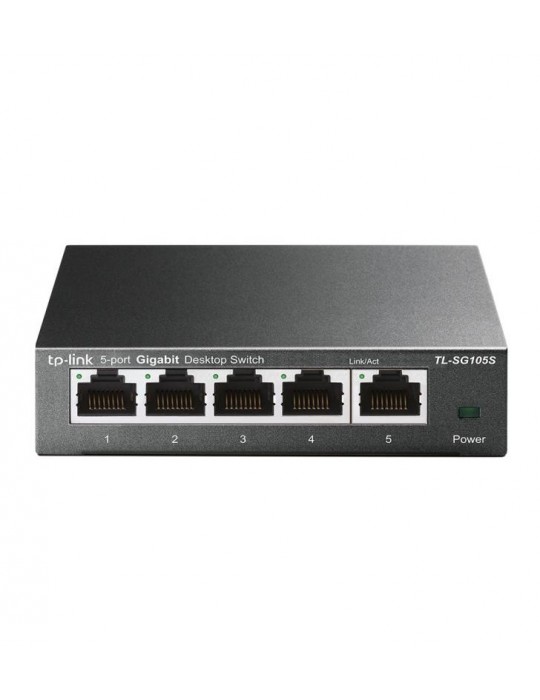 TP-Link TL-SG105S - Switch de bureau 5 ports Gigabit - Boîtier métal