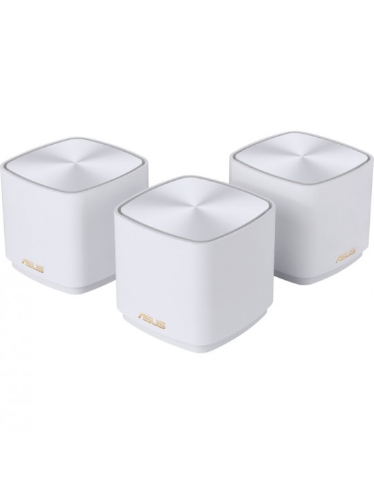 ASUS ZenWiFi XD4 Plus AX1800 3 Pack White Bi-bande (2,4 GHz / 5 GHz) Wi-Fi 6 (802.11ax) Blanc 2 Interne