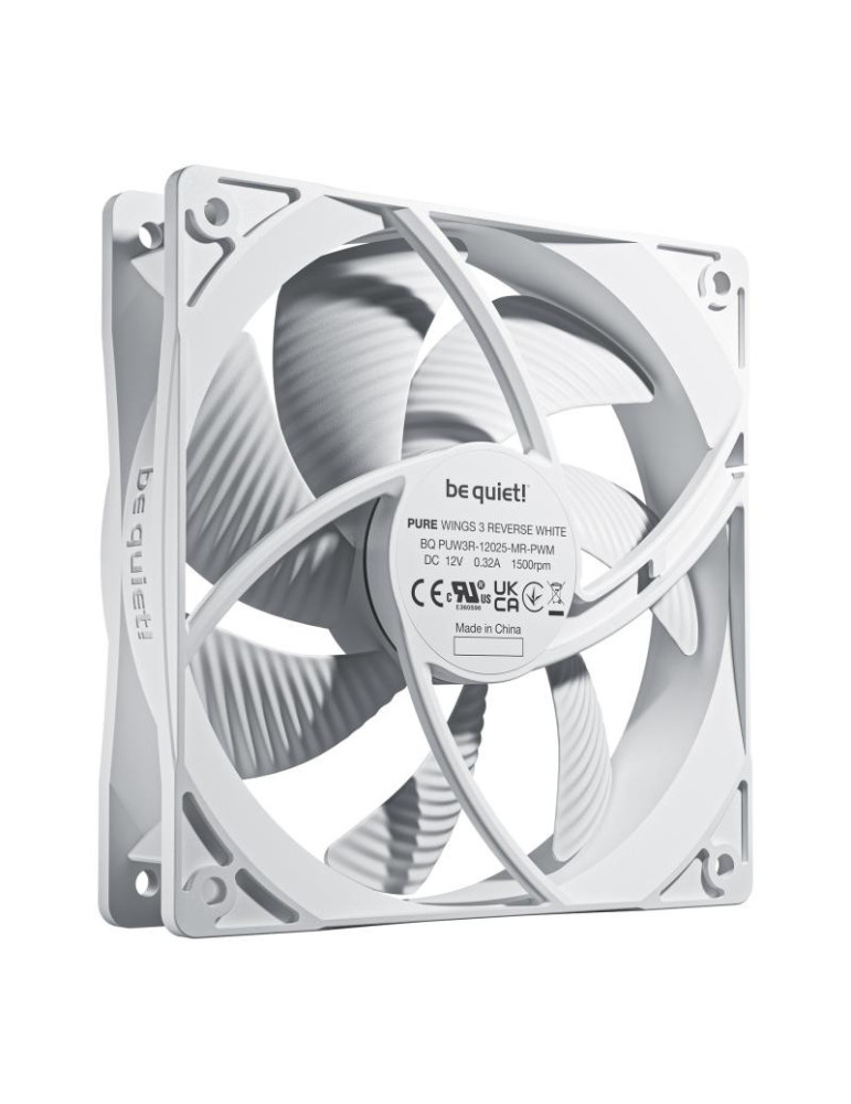 be quiet! Light Wings 120 mm PWM Reverse White | DOTIRI