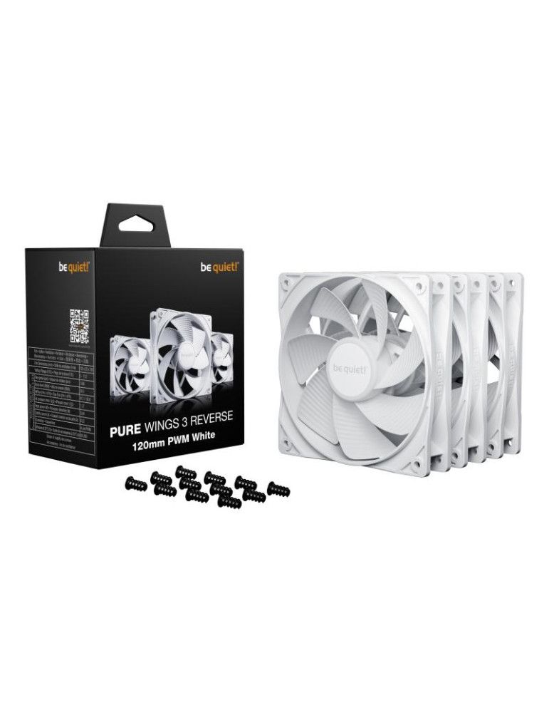 be quiet! Light Wings 120 mm PWM Reverse White | DOTIRI