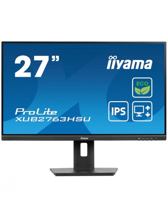 iiyama ProLite XUB2763HSU-B1 écran plat de PC 68,"6 cm (27") 1920 x 1080 pixels Full HD LED Noir