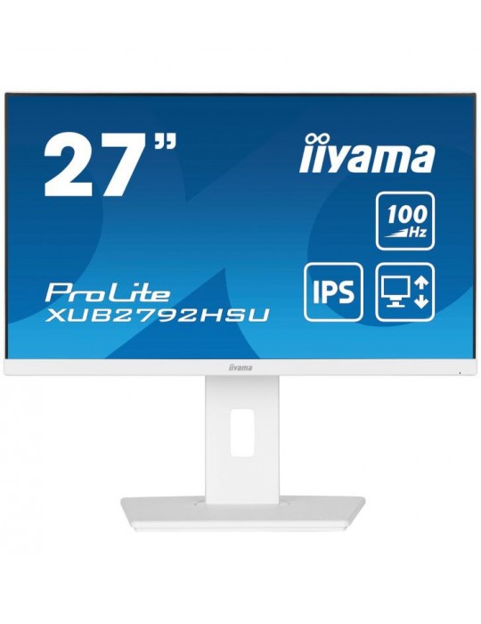 iiyama ProLite XUB2792HSU-W6 LED display 68,"6 cm (27") 1920 x 1080 pixels Full HD Blanc