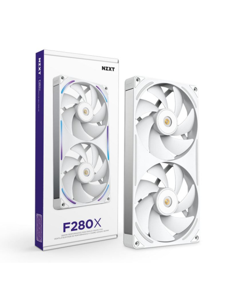 NZXT F280X Boitier PC Ventilateur 14 cm Blanc 1 | DOTIRI
