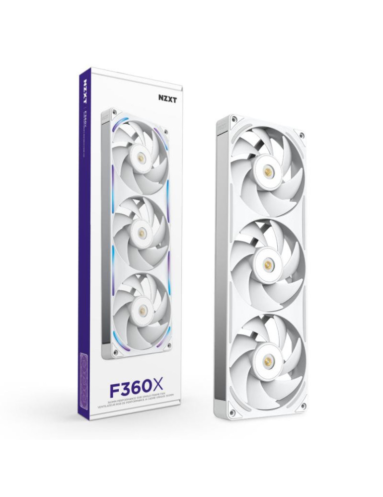 NZXT F360X Boitier PC Ventilateur 12 cm Blanc 1 | DOTIRI