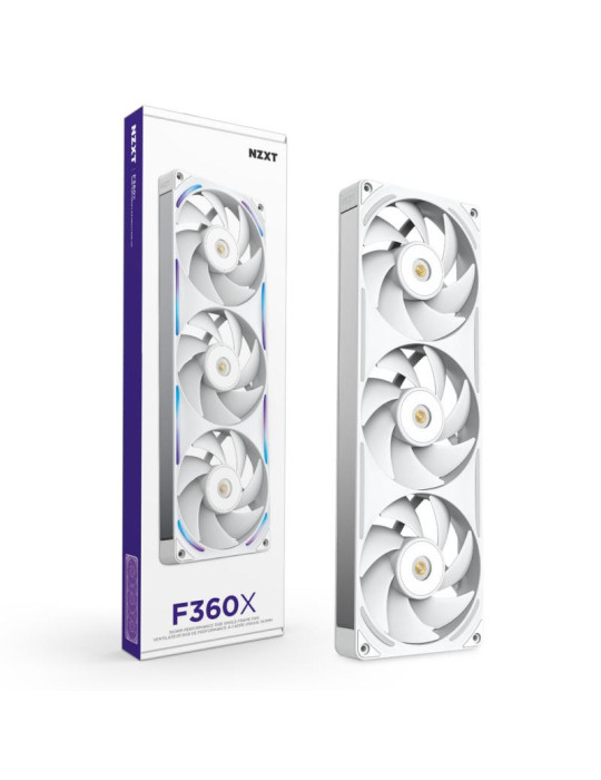 NZXT F360X Boitier PC Ventilateur 12 cm Blanc 1 | DOTIRI
