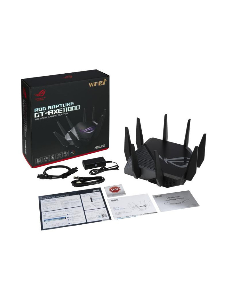 ASUS ROG GT-AXE11000 - Routeur gaming Wi-Fi 6E o | DOTIRI
